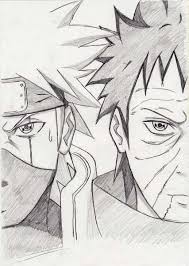 Animasi gambar kartun keren hitam putih simple. Sketch Naruto Boruto For Android Apk Download