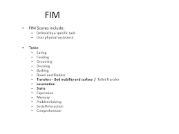 Fim Functional Independence Measure Ppt Video Online Download