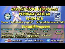 Bulan antidadah kebangsaan 2019 laman web rasmi. Pelancaran Hari Antidadah Kebangsaan Peringkat Sekolah Tahun 2021 Youtube