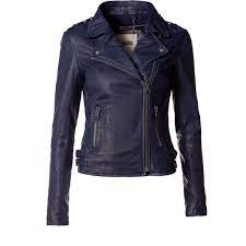 Tommy Hilfiger Marit Leather Biker Jacket Lederjacke Kleidung Entwerfen Jacken