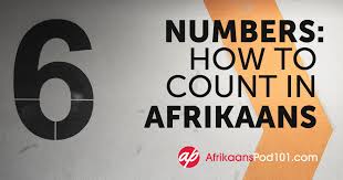 Pls check that is correct sentence ! Afrikaans Numbers How To Count In Afrikaans