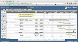 Gantt Charts Using Smartsheet