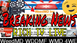 Weedmd Tsxv Wmd Otc Wddmf Fse 4we Rich Tv Live Youtube