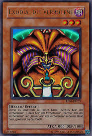 Dragon x1 summoned skull x1 curse of dragon x1 jack's knight x1 alpha the magnet warrior x1 beta the magnet warrior x1 Exodia Die Verbotene Yu Gi Oh Wiki Fandom