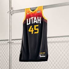 We have the official jazz jerseys from nike and fanatics authentic in all the sizes, colors, and styles you need. Nike Men S 2020 21 City Edition Utah Jazz Donovan Mitchell 45 Dri Fit Swingman Jersey Dick S Sporting Goods