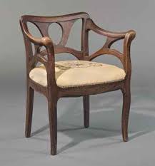 Attributed To Bernhard Pankok 1872 1943 An Armchair Circa 1900 Art Nouveau Furniture Wooden Armchair Office Chairs For Sale