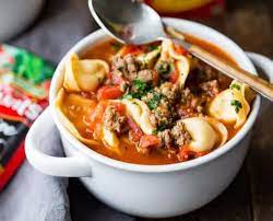 Resep Sup Tomat Daging Asap Tortellini Soup Tomato Tortellini Soup Delicious Soup