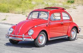 Image result for Poppy Red 1954 Beetle