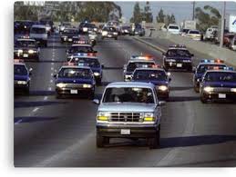 Oj Police Chase Canvas Print By Joel Thayer Oj Simpson White Bronco Brian Williams Memes