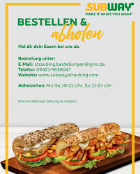 Subway Straubing Restaurant Straubing Facebook 11 Photos