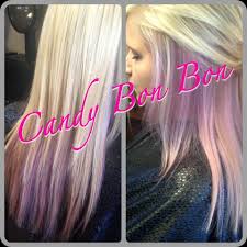Two tone hair color blonde on top brown on bottom is an all around great option for a reverse ombre look which typically has darker roots and lighter bottom. Pastel Candy Pink Hair Underneath Blonde Pink Underneath Hair Light Pink Hair Pink Hair