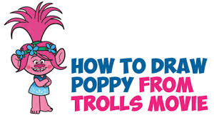 Check spelling or type a new query. How To Draw Poppy From The Dreamworks Trolls Movie Easy Step By Step Drawing Tutorial For Kids How To Draw Step By Step Drawing Tutorials