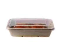 [25 Pack] 34oz Compostable Eco Friendly Container Trays with Lids -  Rectangular Oblong Tree Free Sugarcane Bagasse Meal Prep Bento Boxes Take  Out ...