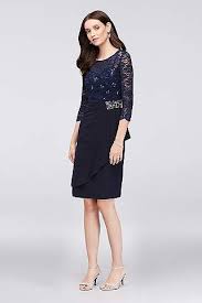 View Short Alex Evenings Dress At David S Bridal Petite Dresses Dresses Petite Formal Dresses