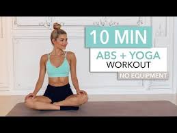 10 Min Abs Yoga A Slow And Relaxed Workout For Super Strong Abs No Equipment I Pamela Reif Youtube Workout Ab Workout Challenge Free Workout Plans