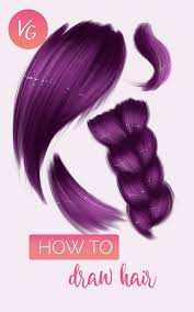 Step By Step Tutorial On How To Draw Hair Digital How To Draw Hair Digital Art Tutorial Digital Painting