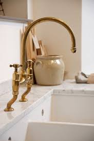brass kitchen faucet