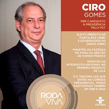 Ciro gomes is nothing but an important politician in comparison with them. Roda Viva Nesta Segunda Feira As 22h15 O Roda Viva Facebook
