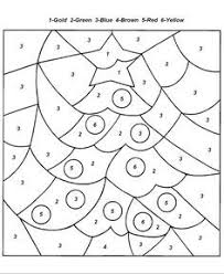 Malen Nach Zahlen Weihnachten Christmas Tree Coloring Page Christmas Coloring Pages Christmas Kindergarten