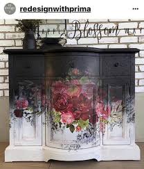 Rub On Transfers For Furniture Furniture Decals Redesign With Prima Transfers Royal Burgundy Rose Furniture Transfers 44 X 30 Floral Furniture Painted Furniture Black Painted Furniture