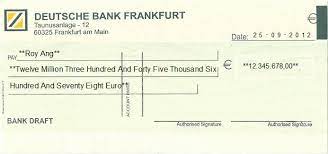 Also known as dd, a demand draft is a mode used to transfer funds from one bank account to another. Cheque Writing Printing Software For Germany Banks