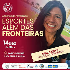 🌟 Vem aí o Workshop Esportes Além das Fronteiras! 🌍 No dia 14 de  dezembro, às 14h, no Pátio Galeria