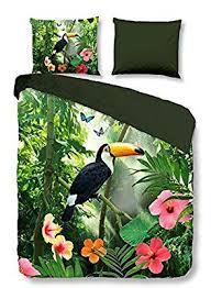 Pure 4898 M Bettwasche Mit Regenwald Und Pelikan 200 X 135 X 0 5 Cm Grun Amazon De Kuche Haushalt Bettwasche Gunstig Bettwasche Schlafzimmer Themen