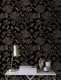 Gold Rowan Removable Wallpaper Gold And Black 43 Etsy In 2020 Removable Wallpaper How To Install Wallpaper Wallpaper