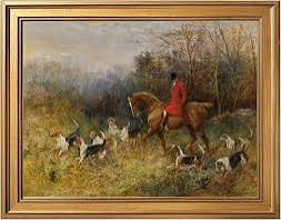 Amazon.com: Fox Hunt - English Hunt Scene by Seerey-Lester – Equestrian Horse & Hounds Wall Art – Traditional Country Sporting Artwork – Unframed Art Print- size 8x10 inches P8-10898