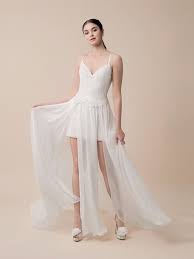 Since 1986, moonlight is one of the most prestigious names in the wedding this sophisticated wedding dress with embroidered metallic lace appliques create an illusion bateau neckline that transitions into a keyhole back. Moonlight Tango Collection For Destination Affordable Dresses