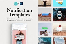 Notification Templates For Instagram Instagram Template Templates Social Media Template