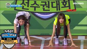 When it came to religious idols i knew most of got7 were christians but i knew rapmon was an atheist and suga says the group has no particular religious beliefs so agnostic\atheist. All Eyes On Girls Running Like Crazy Twice Gfriend Wjsn 2016 Idol Star Athletics Championships Youtube