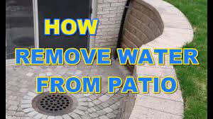 French drains are located underground and designed to remove water that seeps below ground surface. How To Collect And Remove Water From Your Patio Drainage Under Pavers Youtube