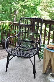 Medan Graphite Lounge Chair Outdoor Wicker Patio Furniture Makeover Outdoor Furniture
