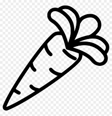 Png File Svg Carrot Clipart Transparent Black And White Png Download 980x972 1012014 Pngfind