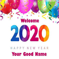 Special Name Writing Happy New Year 2020 Images Happy Birthday Wishes Photos Happy New Year 2020 New Year Wishes Cards