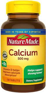 Reanalysis of the women's health initiative limited access. Amazon Com Nature Made Calcium 500 Mg With Vitamin D3 For Immune Support Tablets 130 Count Helps Support Bone Strength Health Personal Care