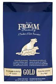 Fromm gold large breed puppy dry dog food 33 lb. Fromm Gold Reduced Activity Senior Dog Food In Austin Texas Tomlinson S Feed