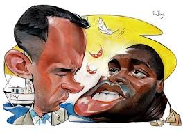 Known for both his comedic and dramatic roles, he is one of the most popular and recognizable film stars worldwide, and is regarded as an american cultural icon. Tom Hanks Williamson Julio Ibarra Argentino Irancartoon