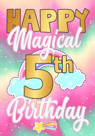 Maybe you would like to learn more about one of these? Amazon Com Happy Magical 5th Birthday A Unicorn Birthday Journal For 5 Year Old Girls Gift Birthday Gift For Children Draw And Write 9781081566135 Kech Omi Books