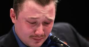 An injured Marine gives searing testimony