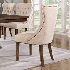 Loiselle Tufted Upholstered Parsons Chair In Ivory Dining Chairs Upholstered Dining Chairs Dinning Room Chairs