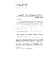 Plaza españa, ciudad colonial, santo domingo. Pdf El Auge Del Turismo En La Republica Dominicana Implicacion Social Y Politica