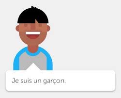 'you love your boy' , you say:vous aimez votre garçon. I Can Now Say I Am A Boy In French Thanks Duolingo Disney Characters Fictional Characters Spanish Lessons