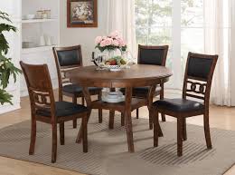 Put classic design on a pedestal with the haddie round dining set. New Classic Furniture Gia Round Dining Table 4 Chairs Great American Home Store