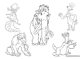 Burger coloring pages free pdf. Drawing Ice Age 71541 Animation Movies Printable Coloring Pages