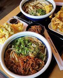 Los Angeles Ca Marugame Udon New Location At The Beverly Center Honolulu La San Francisco Makanan Dan Minuman Makanan