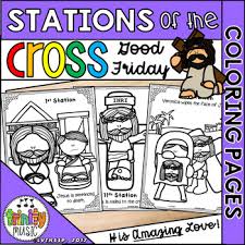 Cross coloring pages are one of the most popular religious coloring sheet varieties often searched for by parents. Stations Of The Cross Coloring Book By Trinitymusic Tpt