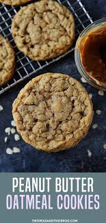 Peanut Butter Oatmeal Cookies Peanutbutter Use Almond Flour Solo 1 Peanut Butter Oatmeal Cookies Healthy Peanut Butter Cookies Chewy Peanut Butter Cookies