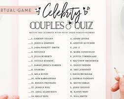 Buzzfeed does not take responsibility for any breakups caused by this quiz. Famous Couple Quiz Etsy